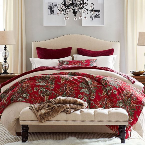 Pottery Barn Bedding Pottery Barn Adela Paisley King Duvet Cover